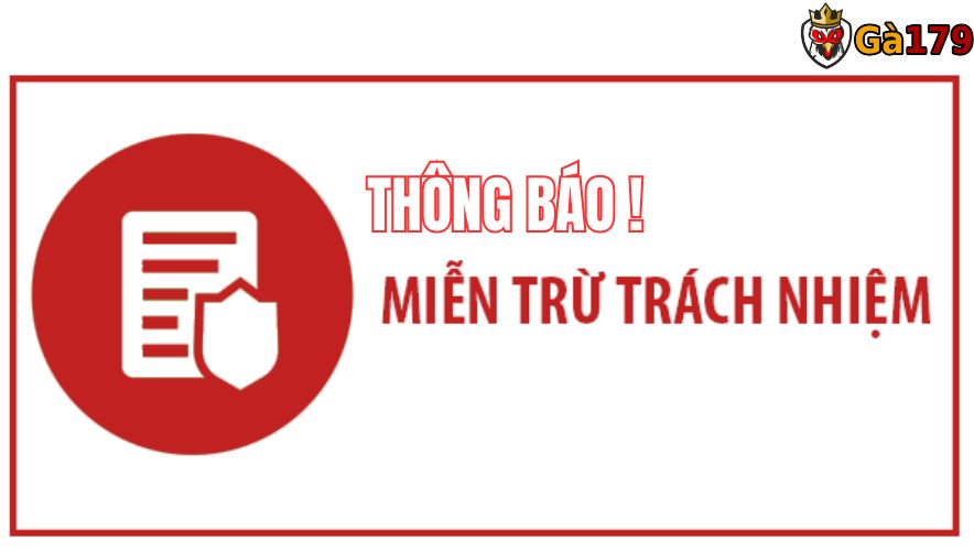 GA179- thông báo miễn trừ trách nhiệm