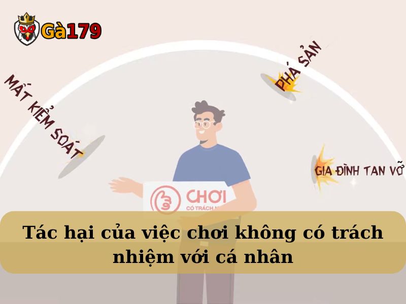 Tác hại của việc cá cược không có trách nhiệm